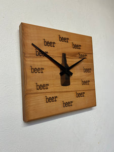 Horloge murale Beer & beer