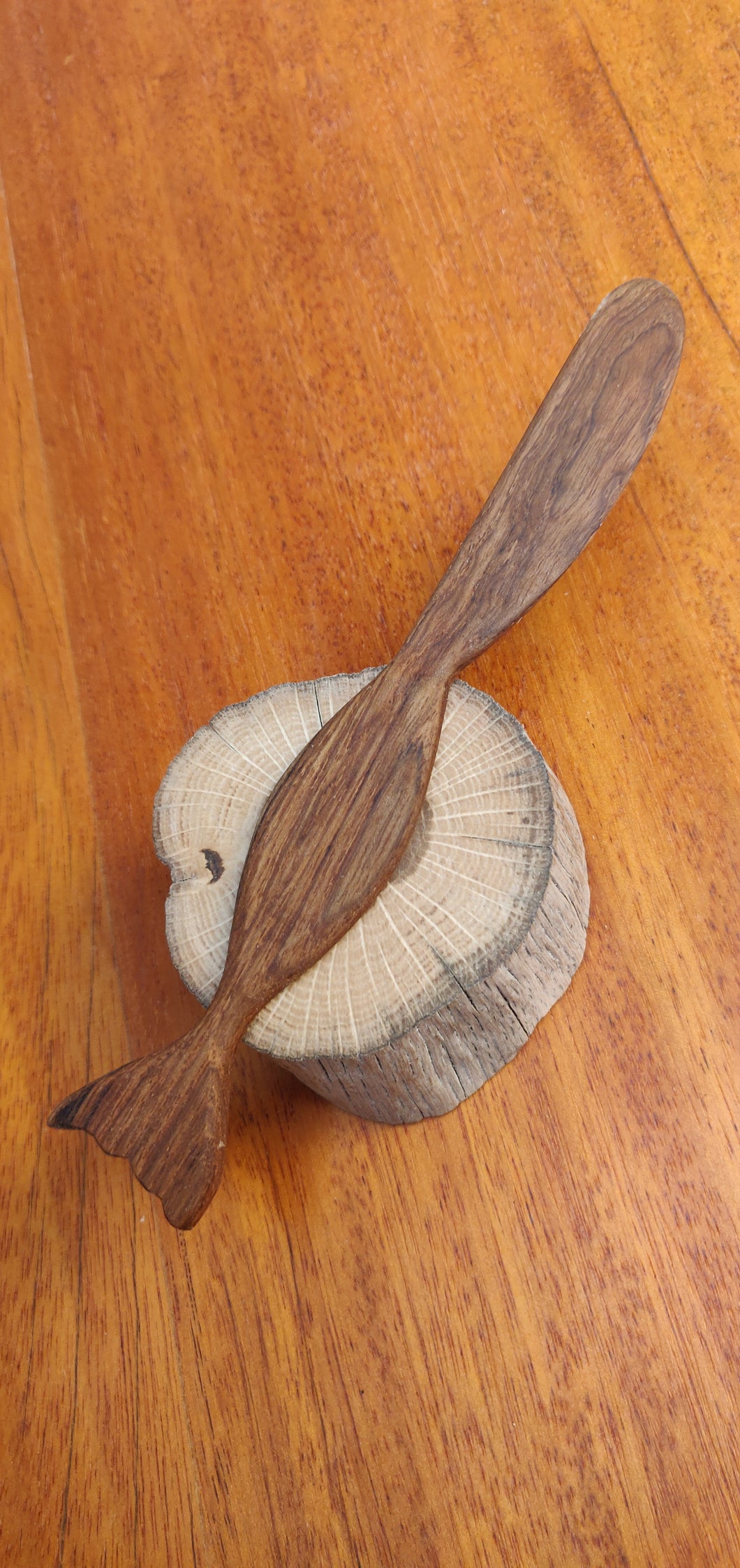 Couteau à tartiner  en bois de Teck