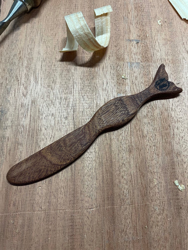 Couteau à tartiner  en bois de sapelli