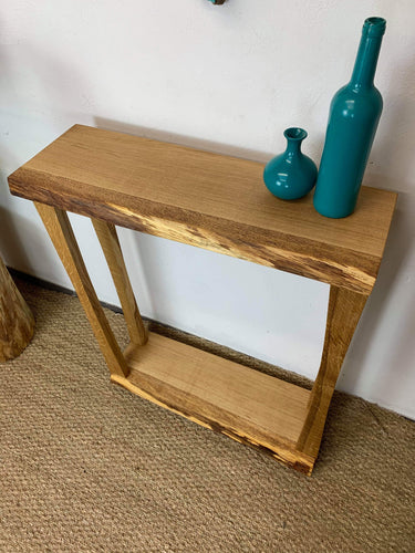 Commode en chêne massif live edge